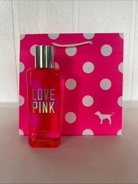 PINK Victoria's Secret Love Pink Body Mist NWT 8.4 ounce